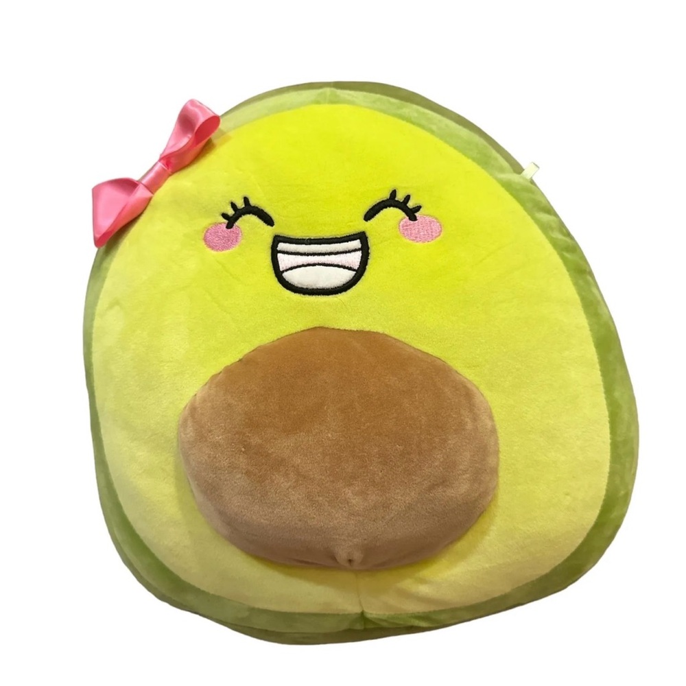 Squishmallows Green and Brown Avocado Stuffed Animal